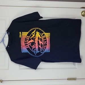 Vintage 80s 90s Colorado High Country Single Stitch Black USA Made T Shirt Large